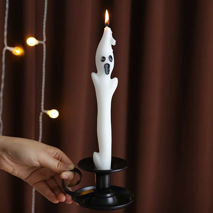 Halloween Decorations Color 2 White Ghost Sticks