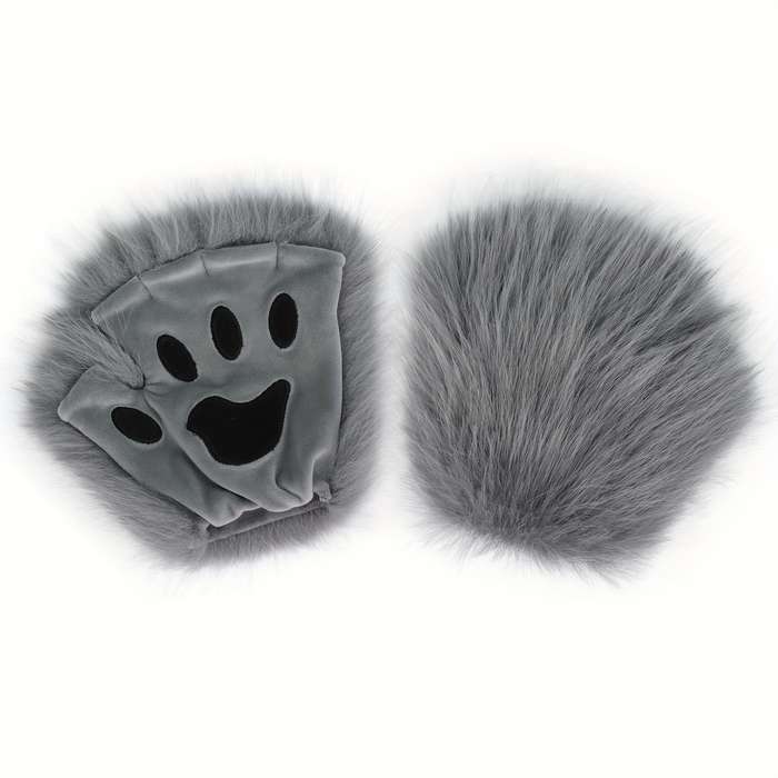Winter Gloves Color Gray