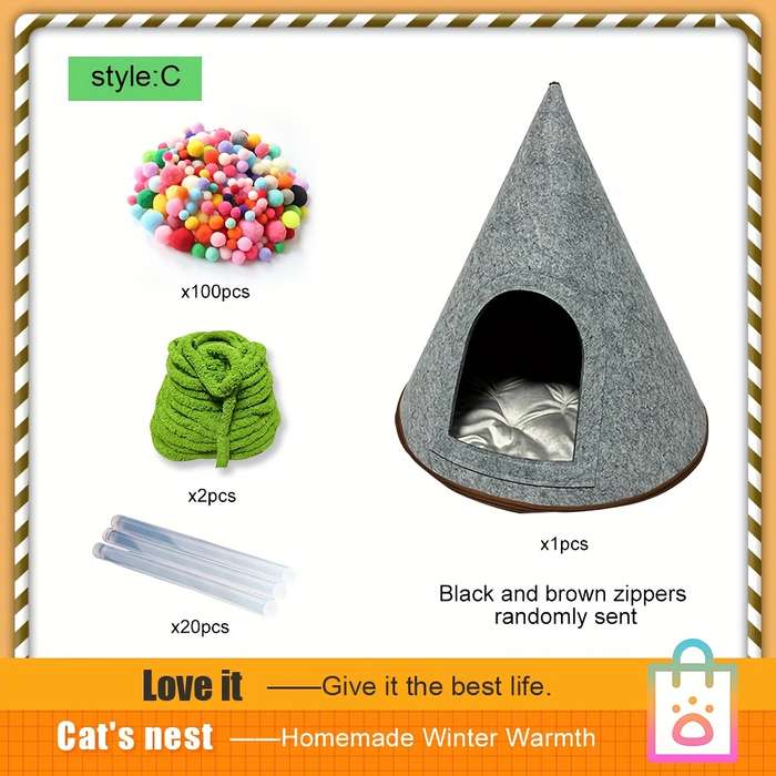 Pet supplies Items Felt cat nest