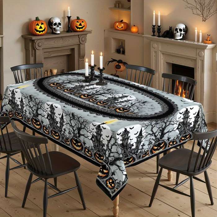 Halloween tablecloth decoration size 152 x 152cm or 60 x 60inch