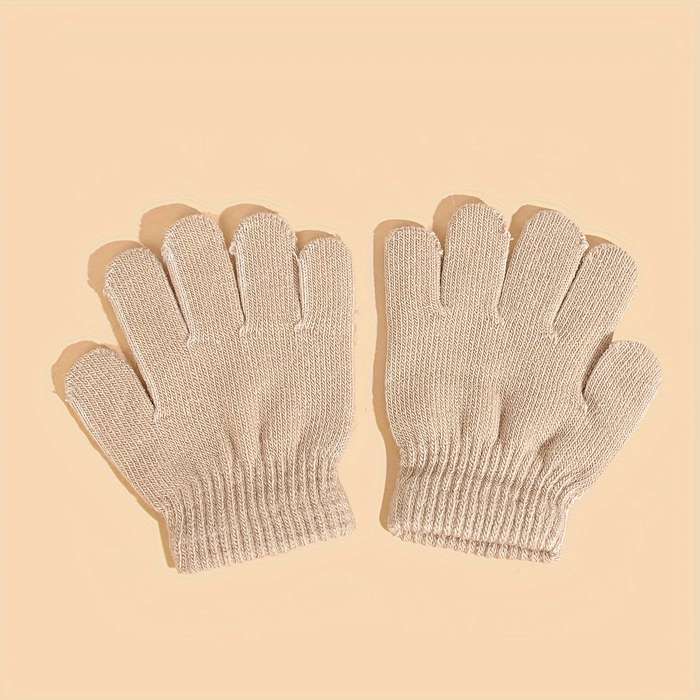 Winter Gloves Color Black White Navy Blue Sky Blue