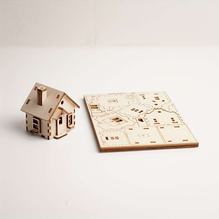 Building Toy Architectural Model Toy Set Items Diy  Excluding Glue And Tools