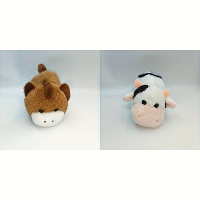 Toy Dolls color cow  Add  pony [creative flip doll] Quantity 1pc
