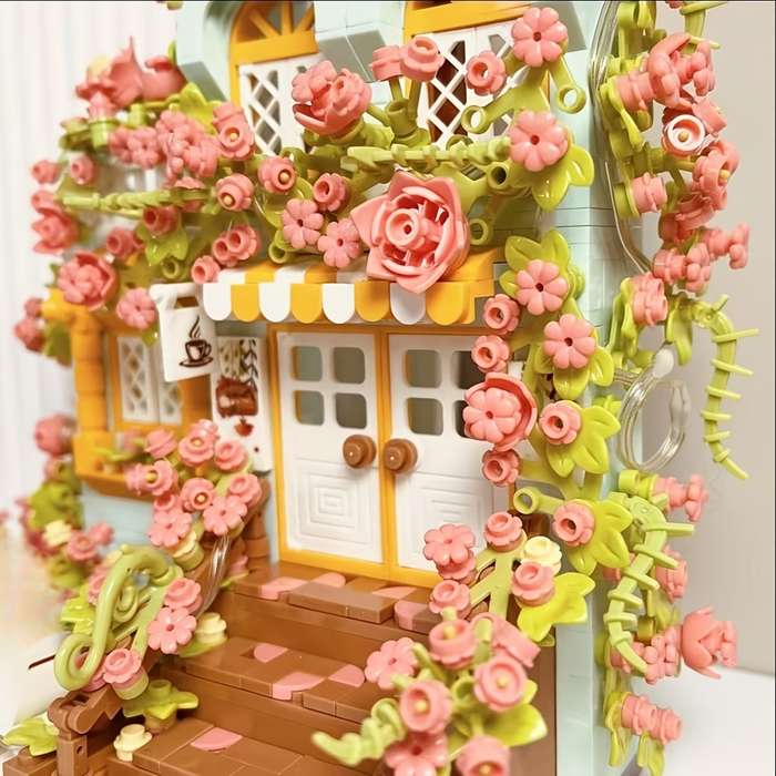 Building Toy Architectural Model Toy Set Model Romantic Coffee House