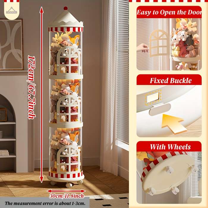 Storage And Organizationsize Mobile Model 172Cm Three Layers