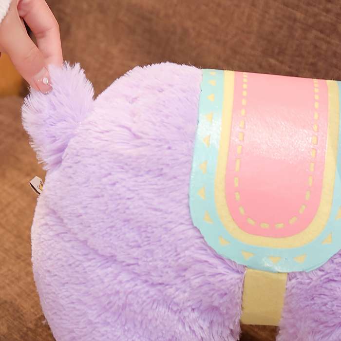 Toy Doll color Pink Saddle Alpaca size Small 35 Cm
