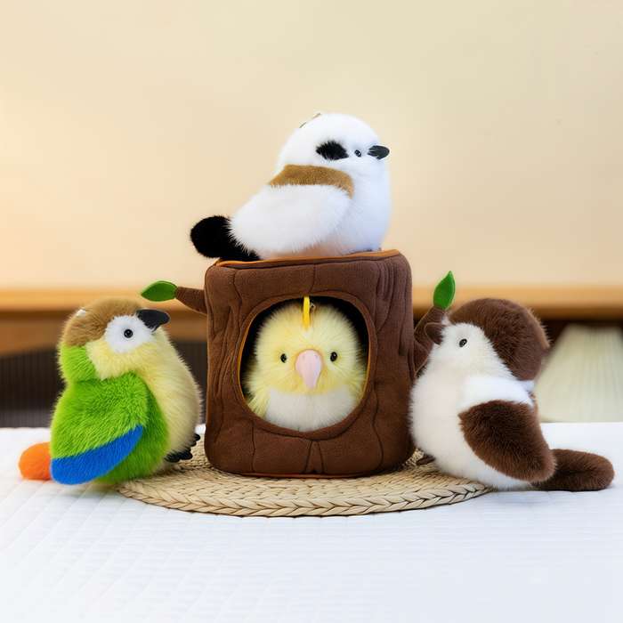 Toy Dolls Items Parrot Green with Tree Hole