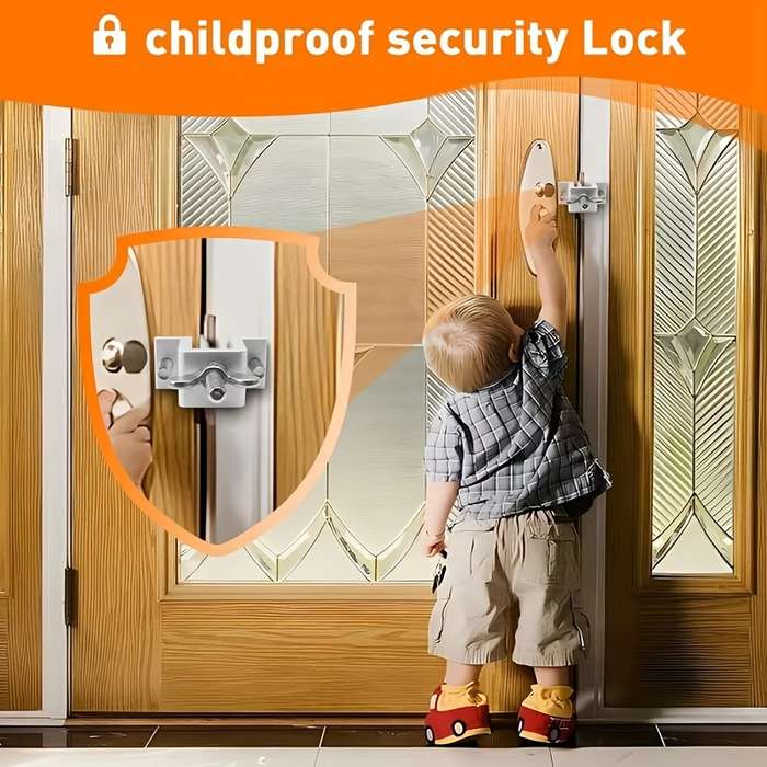 Lock Color Silvery  1Pc