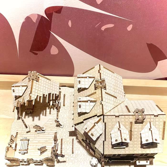 Building Toy Architectural Model Toy Set Items Yellow