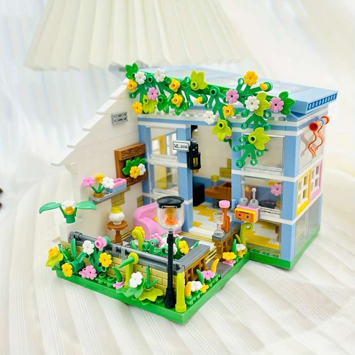 Building Toy Architectural Model Toy Set Style Street Scene Building Blocks