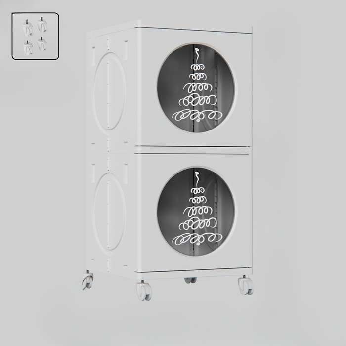 Storage And Organizationcolor White Size 2 Layer