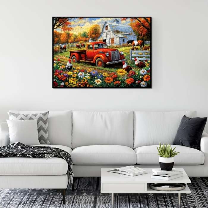 1000pcs Jigsaw Puzzle Large Colorful Paper Puzzle for Adults Family Fun DIY Ho