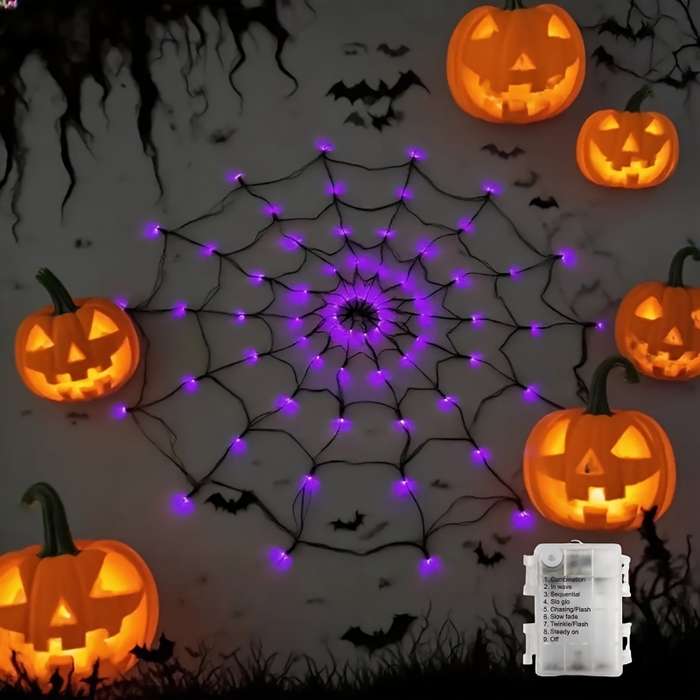 Halloween Decorations Color Purple Orange