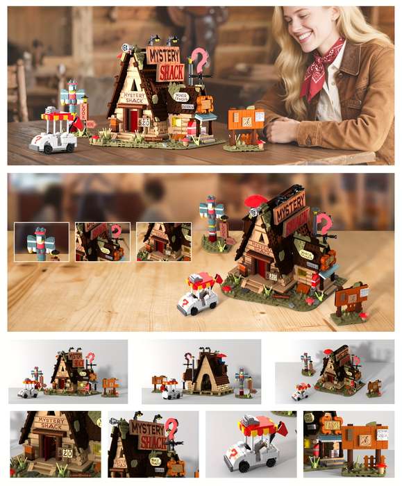 Building Toy Architectural Model Toy Set Model Gdj