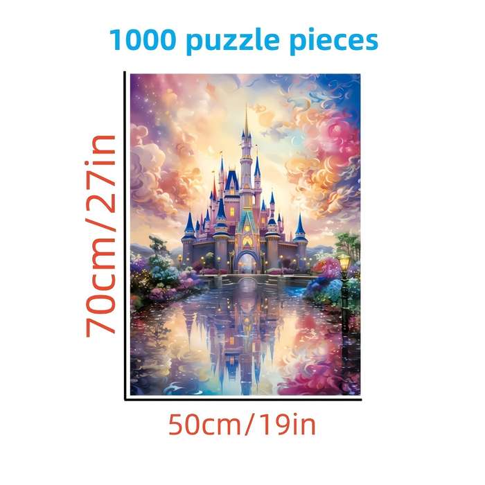 1000pcs Jigsaw Puzzle Durable Seamless Adult Version Perfect Gift for Birthdays