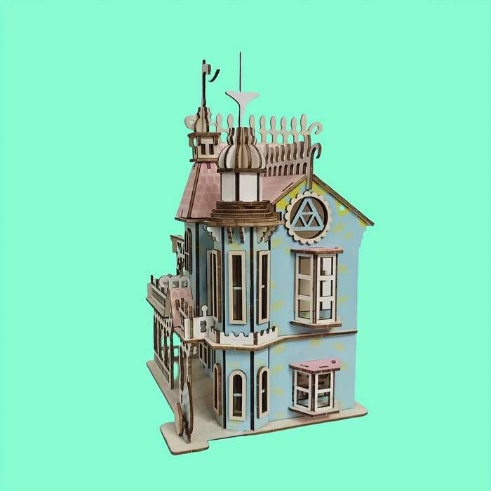 Building Toy Architectural Model Toy Set Style Dream Villa