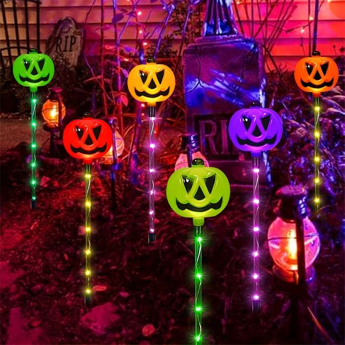 Halloween Decorations Color 6 Pack   Rgb