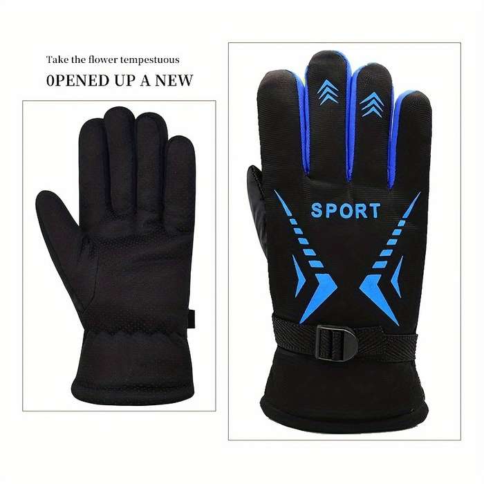 Winter Gloves Color Green