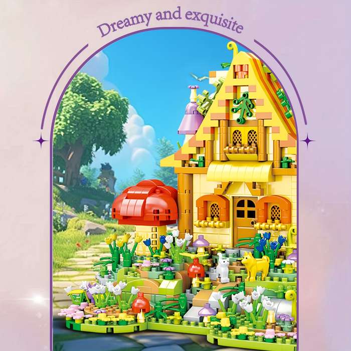 Building Toy Architectural Model Toy Set Model 2830 Piece Fairy Tale Castle