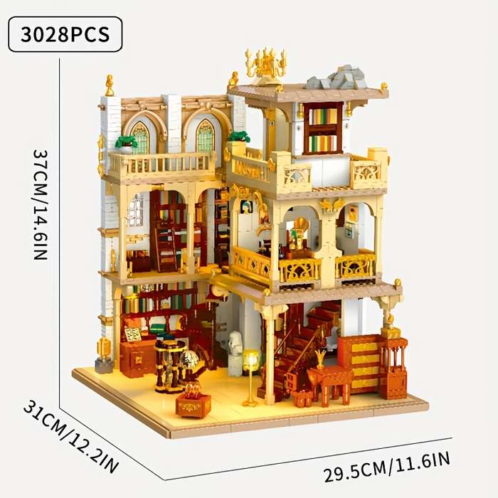 Building Toy Architectural Model Toy Set Style Bookshop