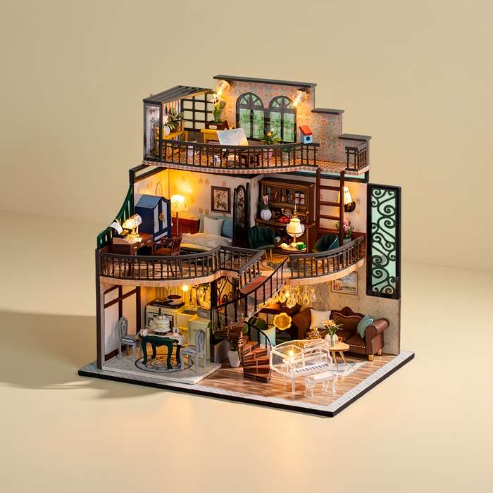 Building Toy Architectural Model Toy Set Style Hm Hollow Magic City