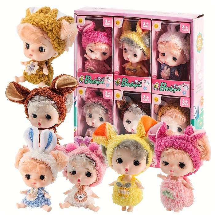 Toy Dolls Quantity 6 dolls  gift box