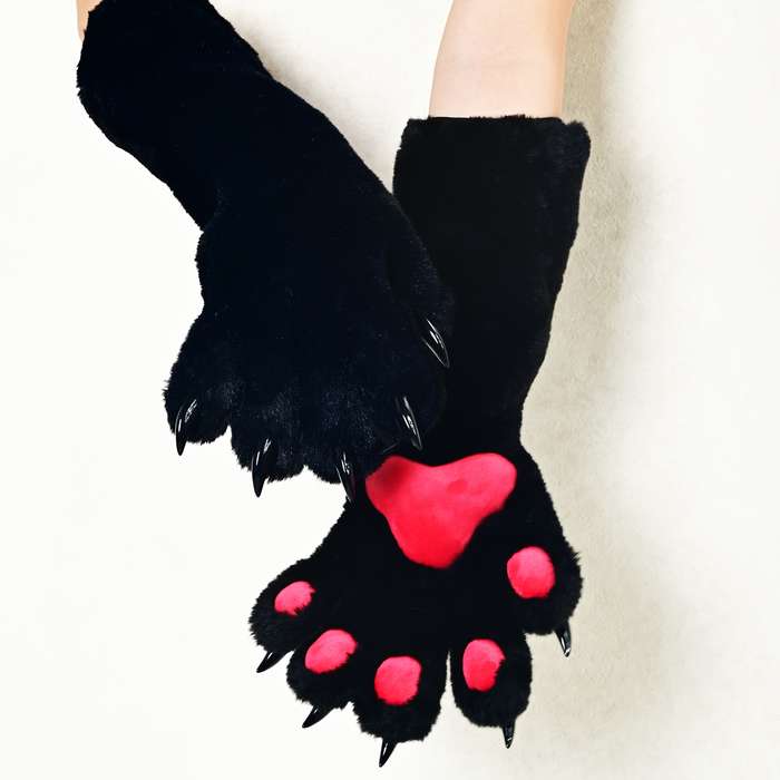Winter Gloves Color Black