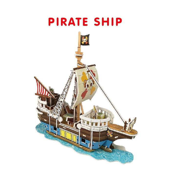3D Jigsaw Puzzle Model Ship