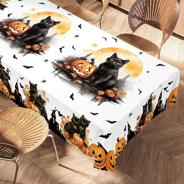 Halloween tablecloth decoration size Rectangle 60x158in or 150x400cm