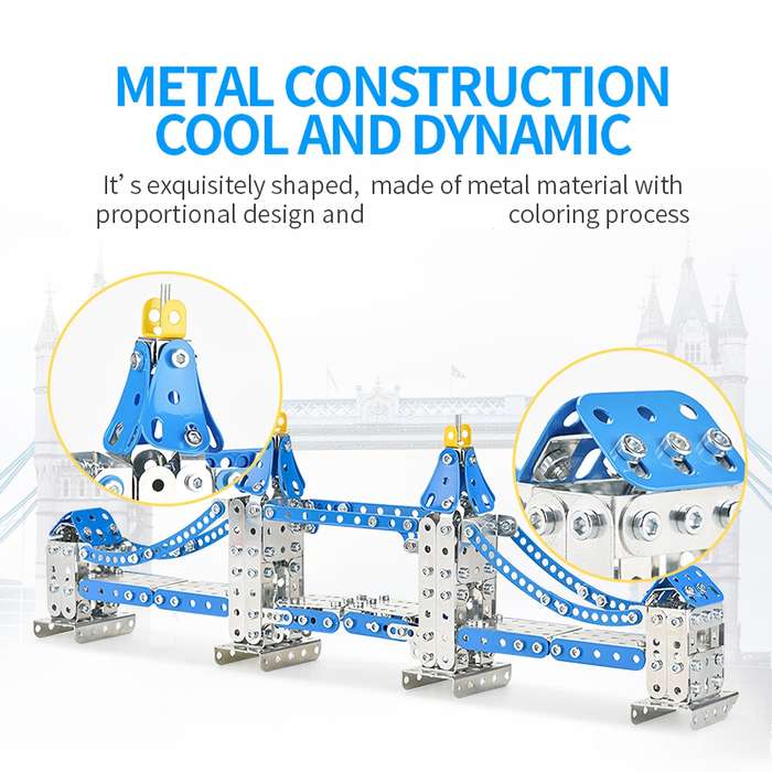 Building Toy Architectural Model Toy Set Style Tower Bridge