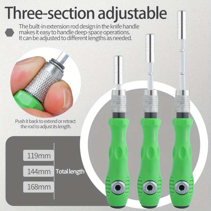 Screwdriver Bit Tool Set Color 32 In 1 Grey Screwdriver Set
