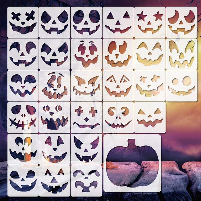 Halloween Decorations Style Pumpkin Face