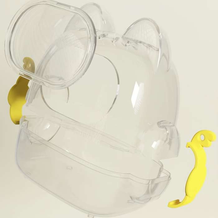 Pet Supplies Color Transparent Small Pet Carrier Cage