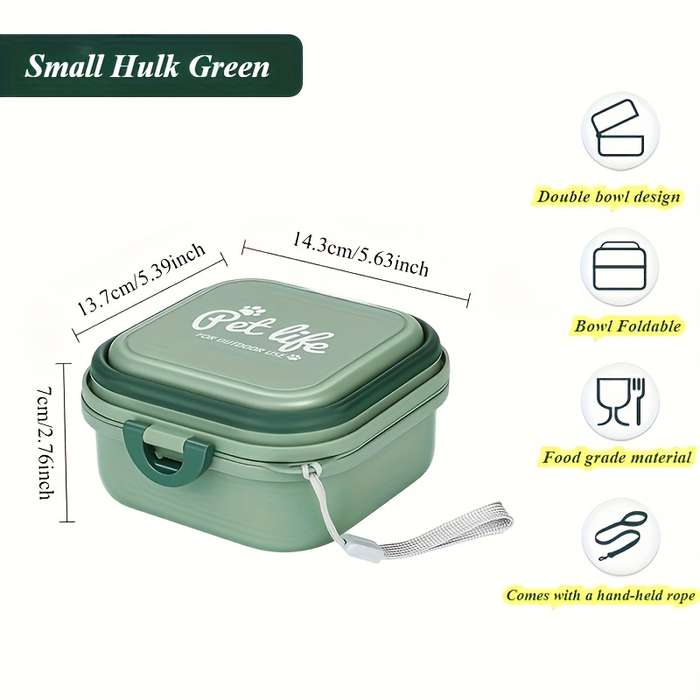 Pet Supplies Color Green  Travel Package Welfare Funds  Quantity 2Pcs