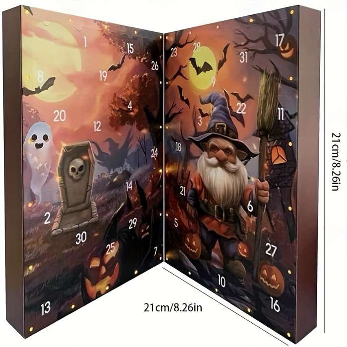 Halloween Decorations Color Set Of 24 Gnomes