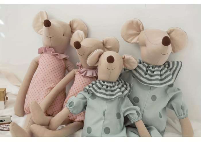 Toy Dolls size 38cm Items Mouse without clothes