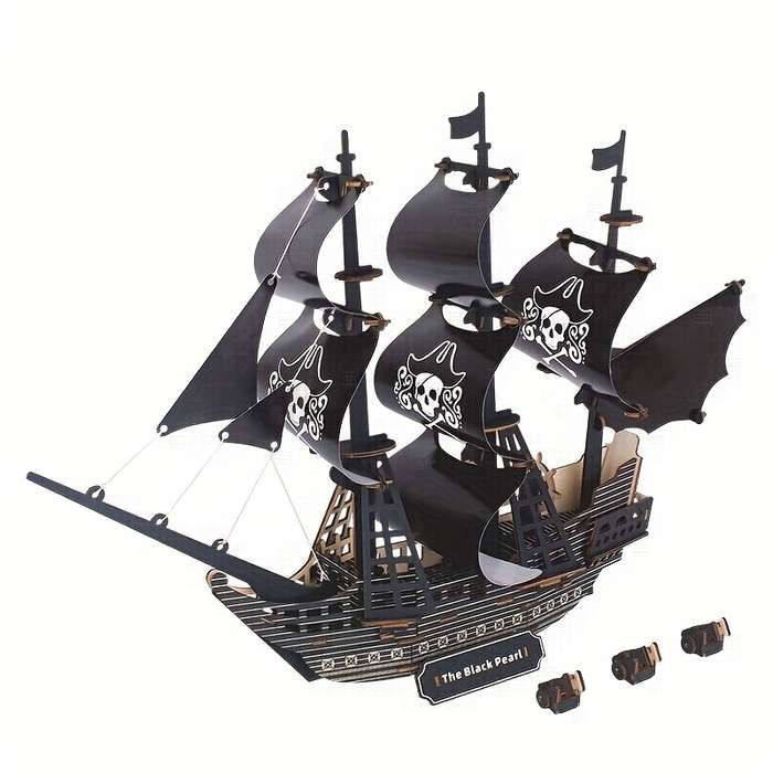 3D Jigsaw Puzzle Model Ship Items 3D Sailboat Model Assembly Kit