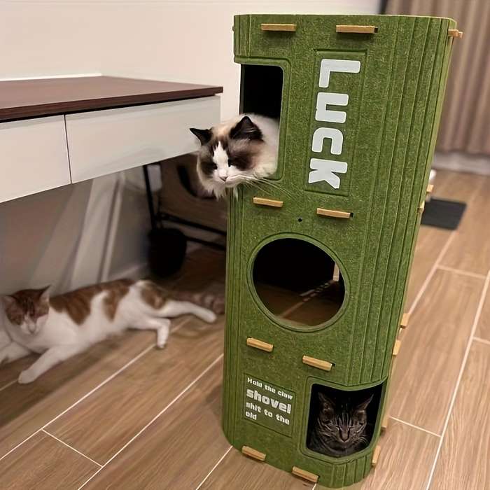 Pet supplies color Green Model Multi    hole 3    layer Cat Climbing Frame