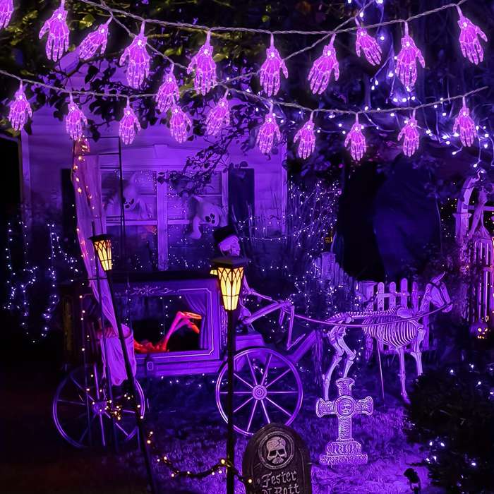 Halloween Decorations Color Green Light Quantity 20 Leds