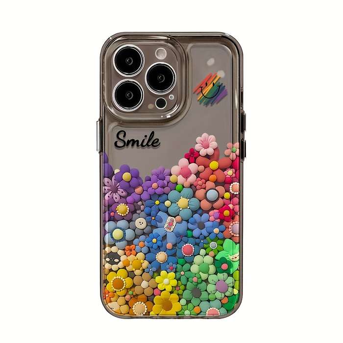 1Pc Transparent Black For iPhone 12 Mini Phone Case Phone Cover