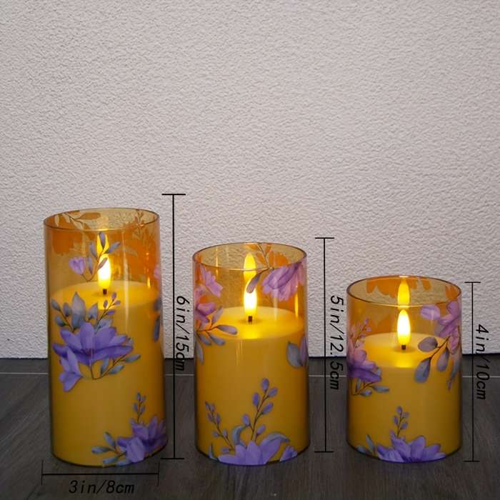 Halloween Decorations Color  Transparent  3Pcs With Remote Control Model