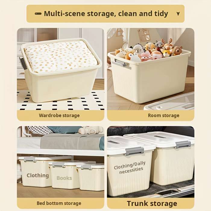 Storage And Organizationmodel 8862 Solid Color 28.5 X 20.5 X 15.7  3 Piece Set