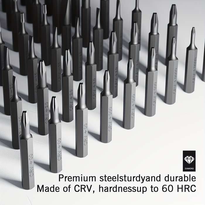 Screwdriver Bit Tool Set Color Black 132 In 1