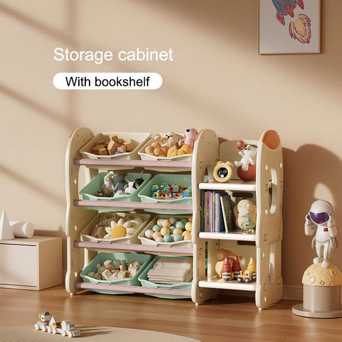 Storage And Organizationmodel With Bookshelf