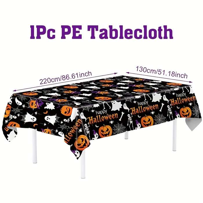 Halloween tablecloth decoration Quantity 1pc