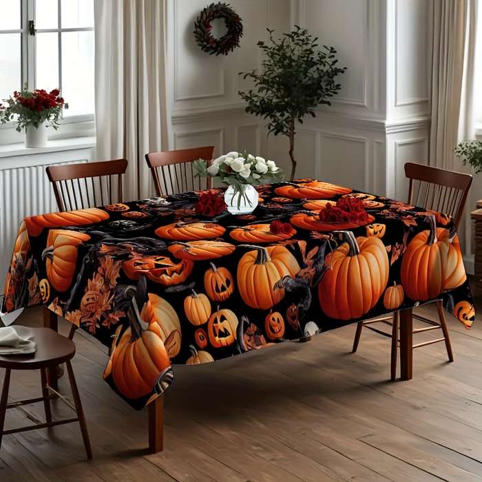 Halloween tablecloth decoration size 90x140cm or 35.43x55.11in