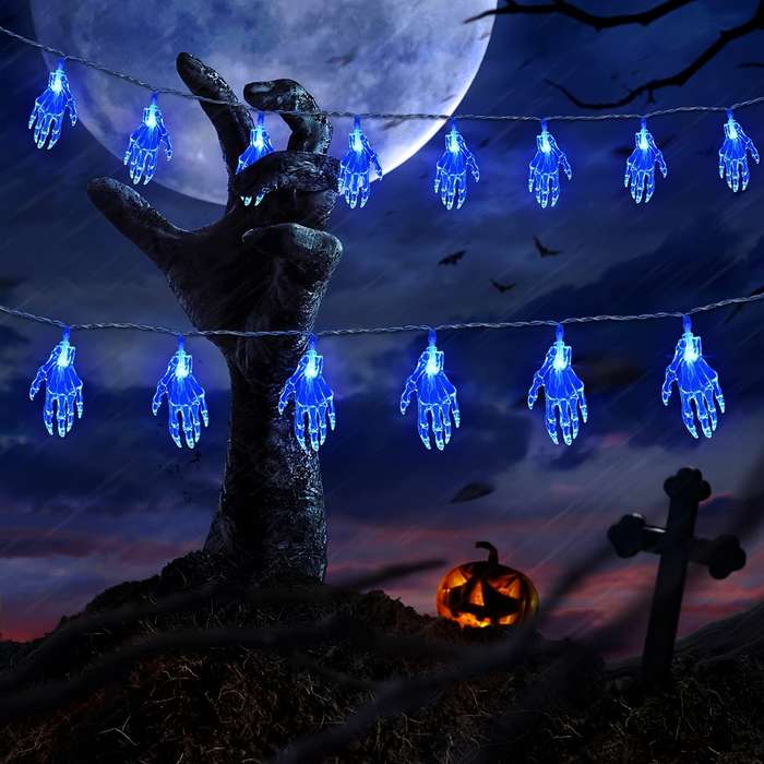 Halloween Decorations Color Green Light Quantity 20 Leds