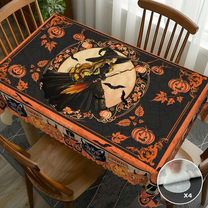 Halloween tablecloth decoration size Rectangle 60x86in or 152x220cm
