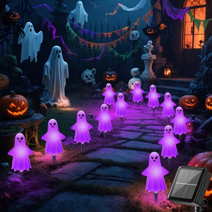 Halloween Decorations Color Purple Quantity 12Pcs