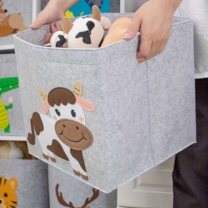 Storage And Organizationcolor Red Panda Fabric Storage Box